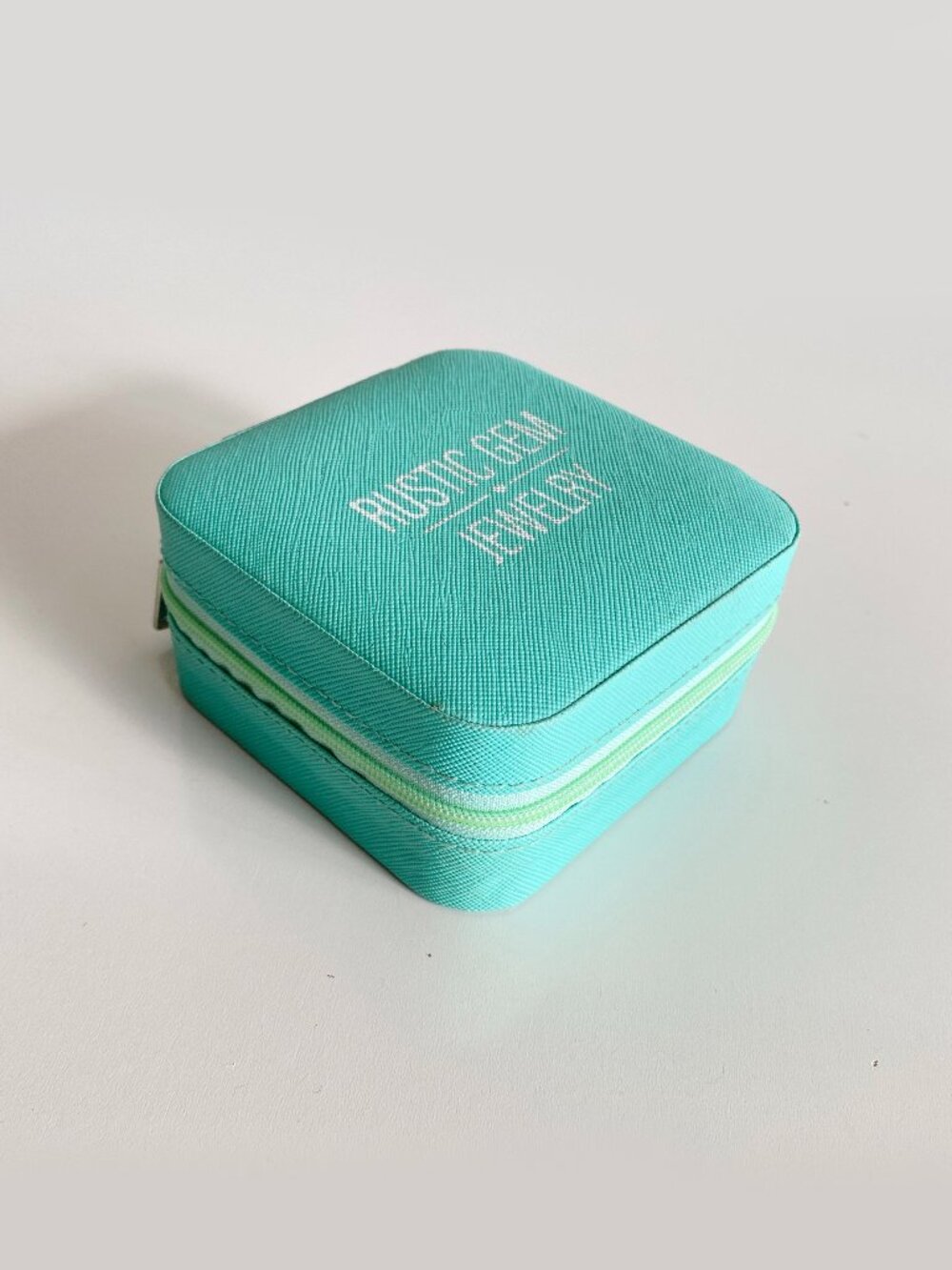 Small Jewelry Travel Case Organizer Box with Mirror